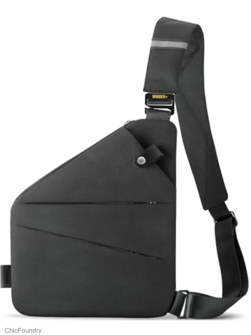 Anti Theft Crossbody Travel Bag Multi-Pocket Slim Sling Bag Waterproof Nylon